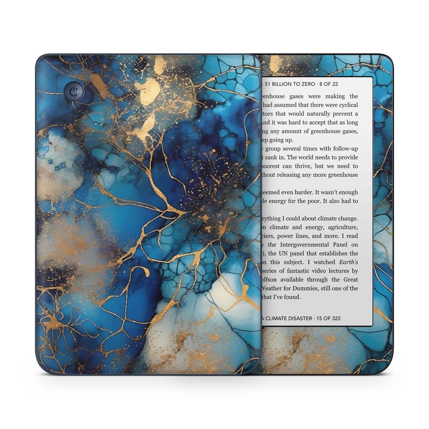 Kobo Clara 2e / Tolino Shine 4 Skin Schutzfolie Kratzerschutz Design Vinyl Aufkleber Golden Fantasy Aufkleber skins4u