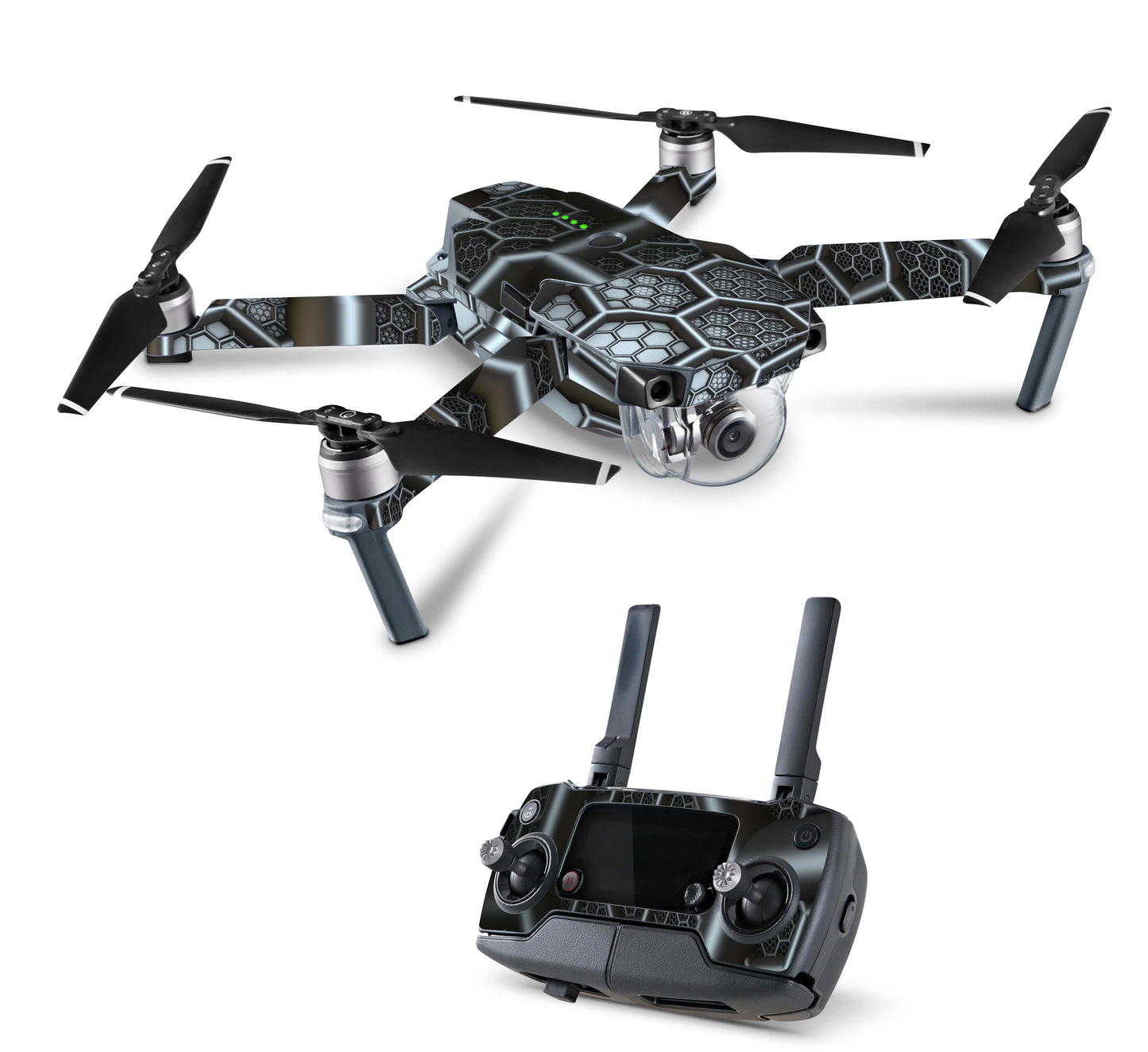 DJI Mavic Pro & Platinum Skin Drohnen Aufkleber Design Folierung Schutzfolie Elektronik-Sticker & -Aufkleber Skins4u WASP