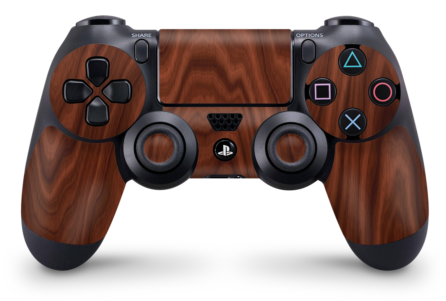 PS4 Playstation 4 Controller Skins - Vinyl Skin Aufkleber für Gaming Controller Rosewood Aufkleber Skins4u