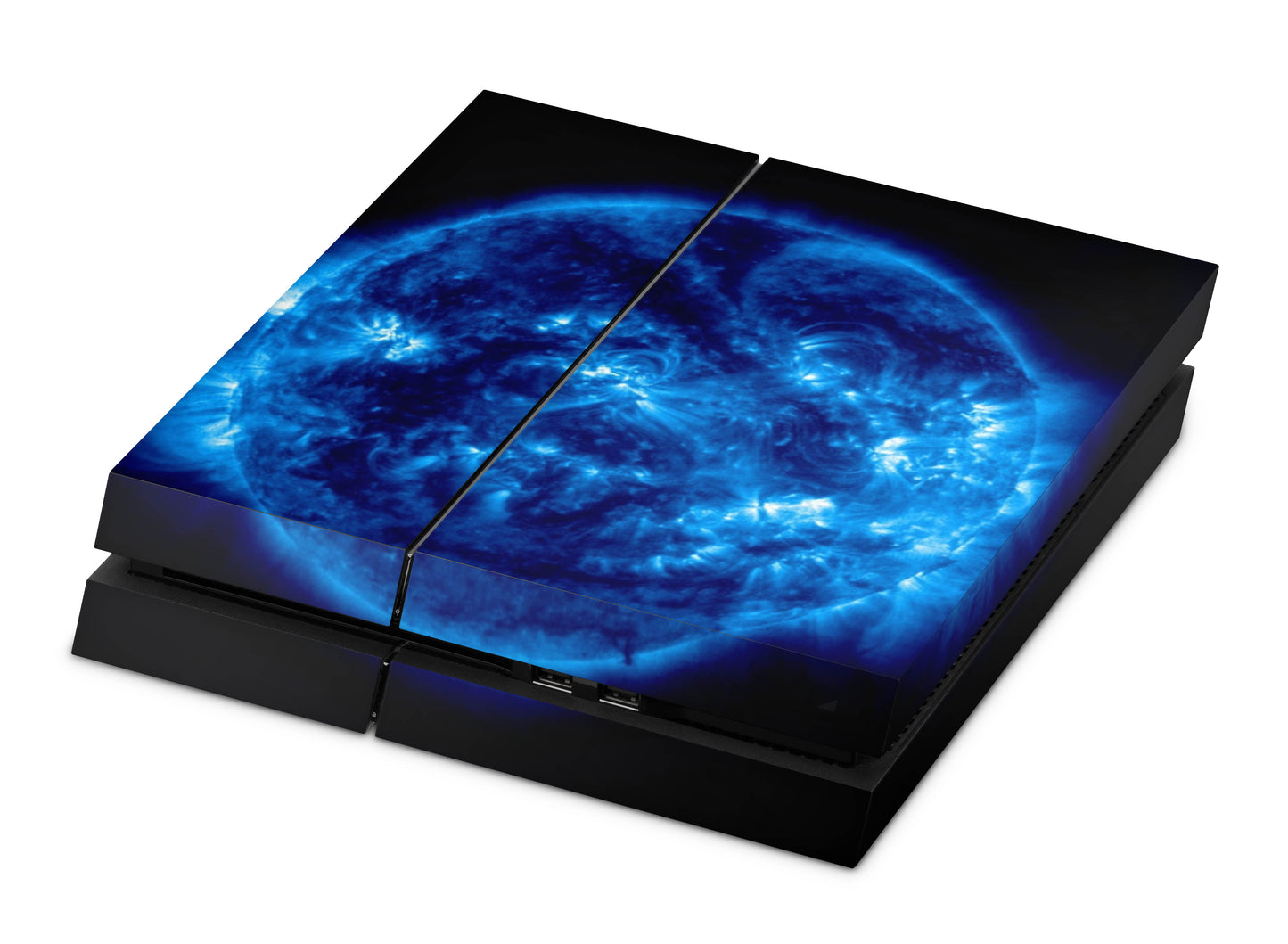 Playstation 4 Skin & Wrap Design Aufkleber Folie für PS4 Konsole 1.Generation big blue Aufkleber skins4u