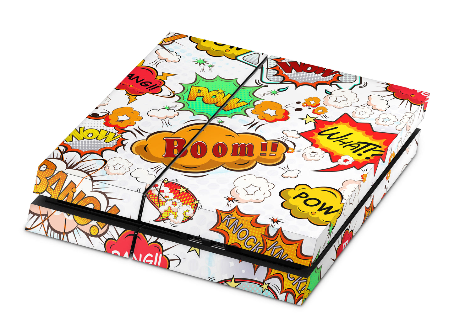 Playstation 4 Skin & Wrap Design Aufkleber Folie für PS4 Konsole 1.Generation comics white Aufkleber skins4u