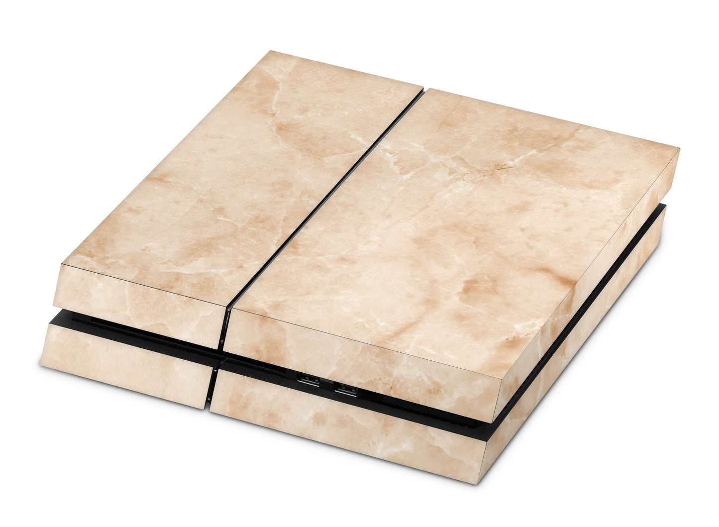 Playstation 4 Skin & Wrap Design Aufkleber Folie für PS4 Konsole 1.Generation marmor gold Aufkleber skins4u