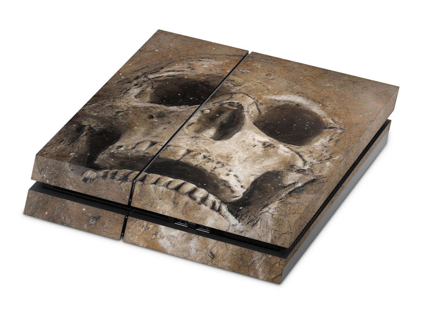 Playstation 4 Skin & Wrap Design Aufkleber Folie für PS4 Konsole 1.Generation sand skull Aufkleber skins4u