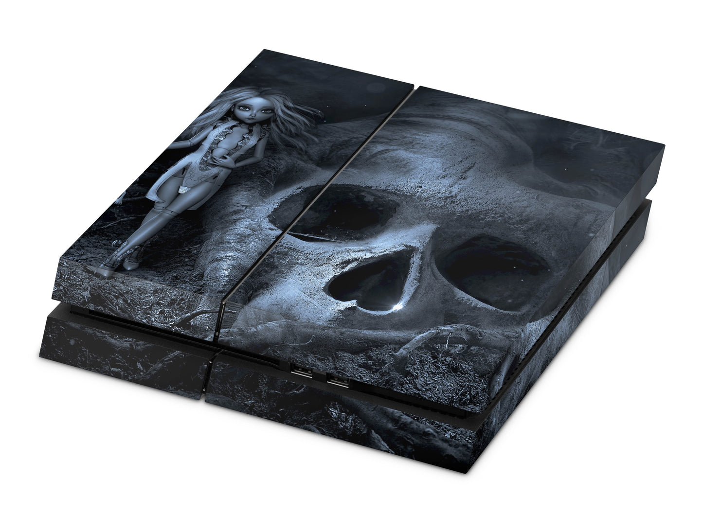 Playstation 4 Skin & Wrap Design Aufkleber Folie für PS4 Konsole 1.Generation skull tree Aufkleber skins4u