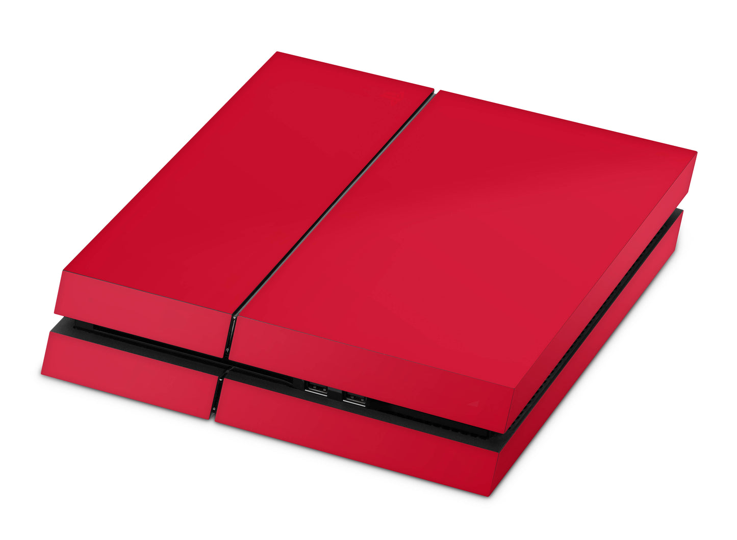 Playstation 4 Skin & Wrap Design Aufkleber Folie für PS4 Konsole 1.Generation solid state red Aufkleber skins4u