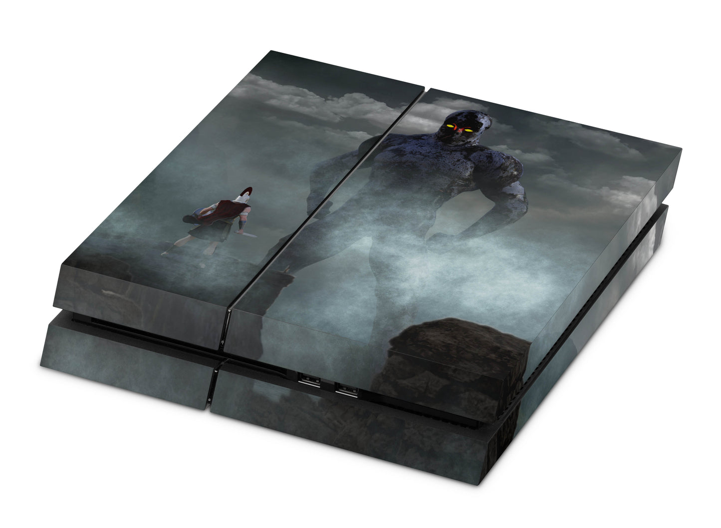 Playstation 4 Skin & Wrap Design Aufkleber Folie für PS4 Konsole 1.Generation titan Aufkleber skins4u
