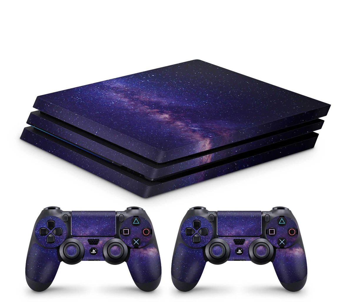 Playstation 4 Pro Skin - hochwertiger Vinyl Konsolen Aufkleber PS4 Pro Skins Milky Way Aufkleber skins4u