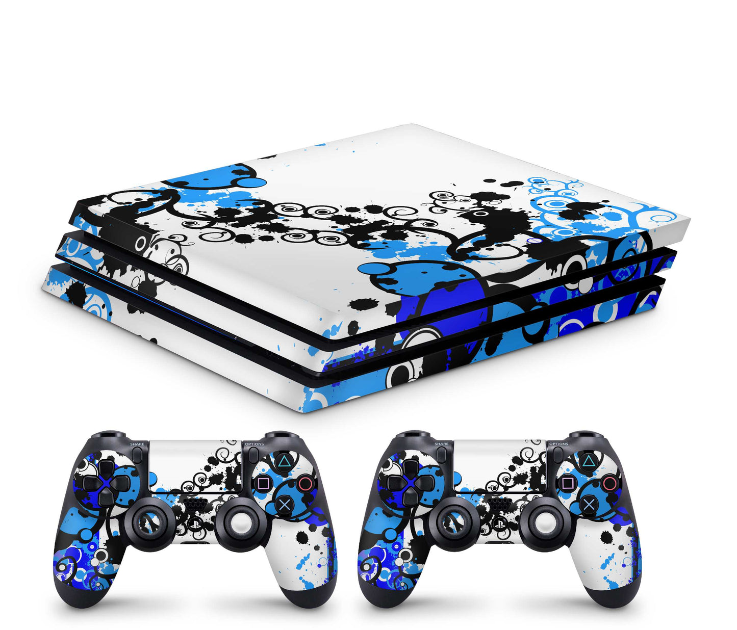 Playstation 4 Pro Skin - hochwertiger Vinyl Konsolen Aufkleber PS4 Pro Skins Simply blue Aufkleber skins4u