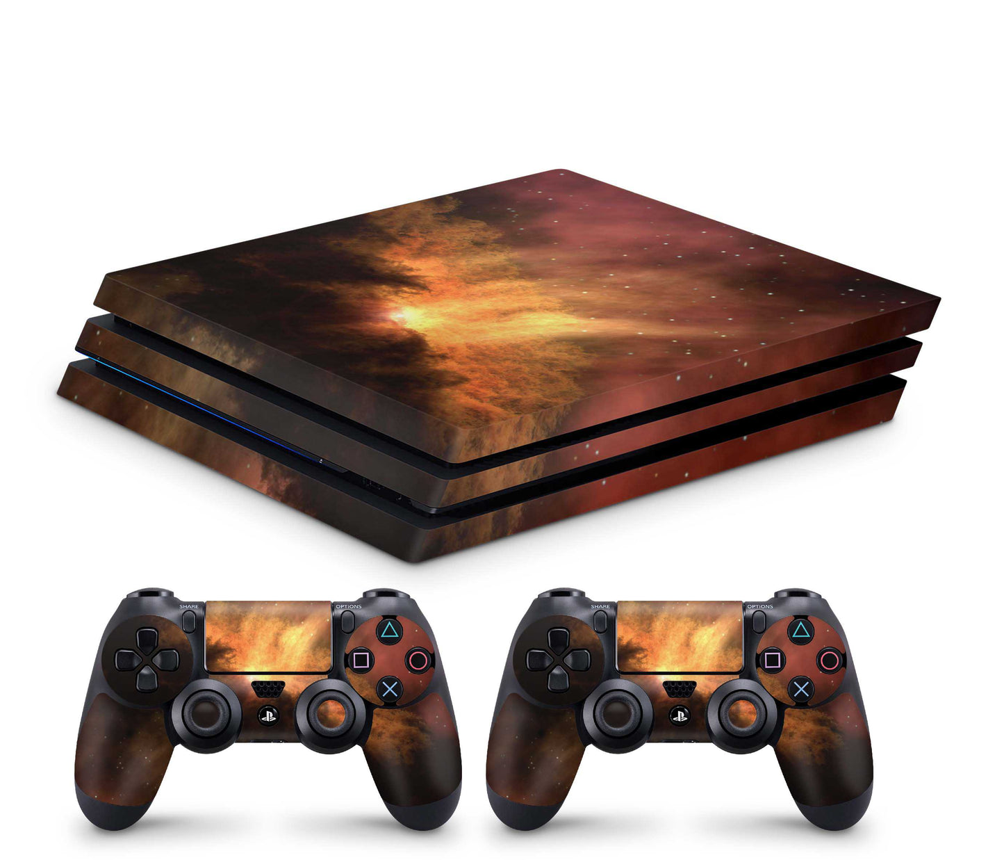Playstation 4 Pro Skin - hochwertiger Vinyl Konsolen Aufkleber PS4 Pro Skins Solar Storm Aufkleber skins4u
