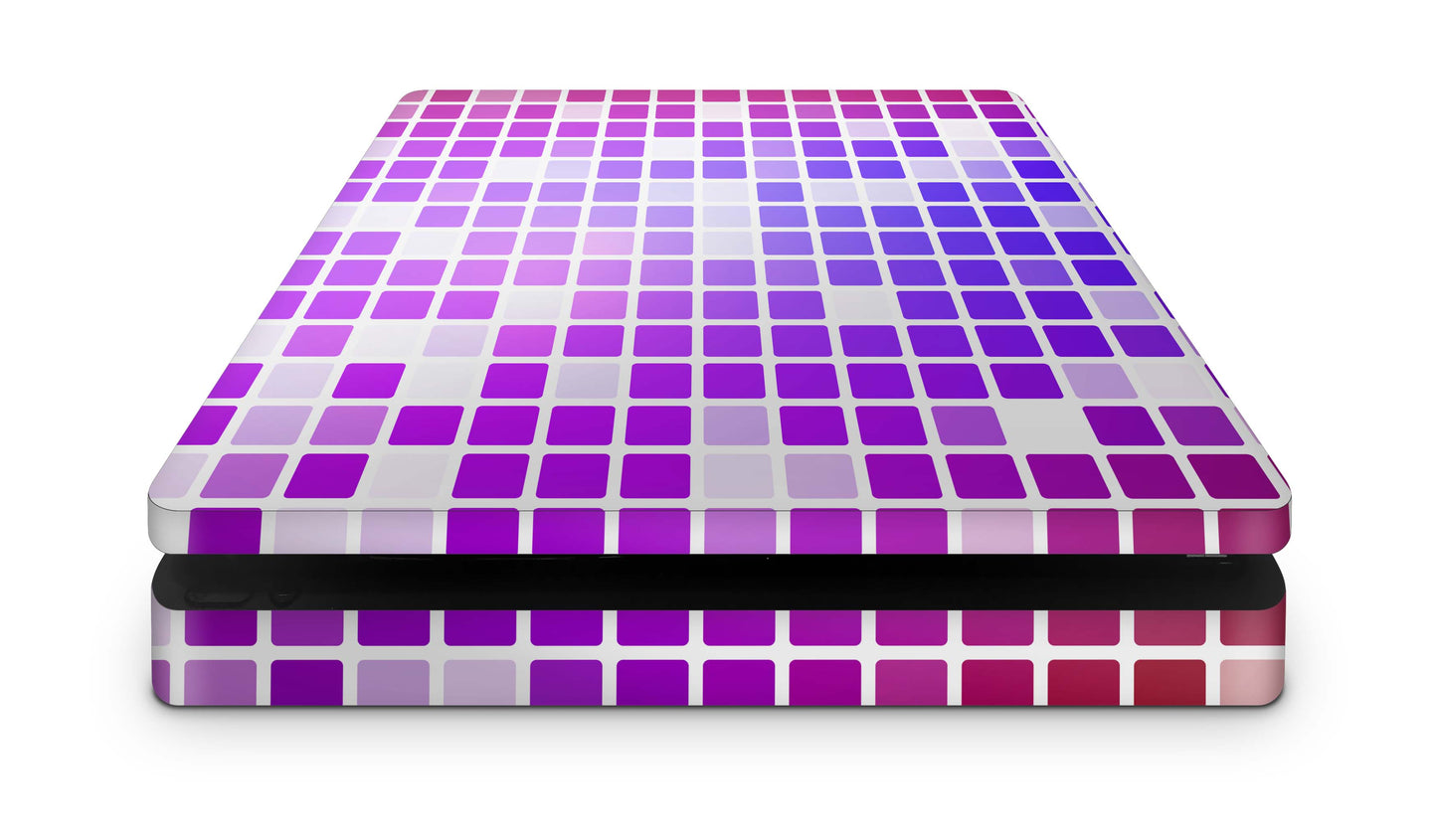 PS4 Slim Playstation 4 Skins: Design Vinyl Premium Skin Aufkleber für Konsole Blooming Orchid Aufkleber skins4u