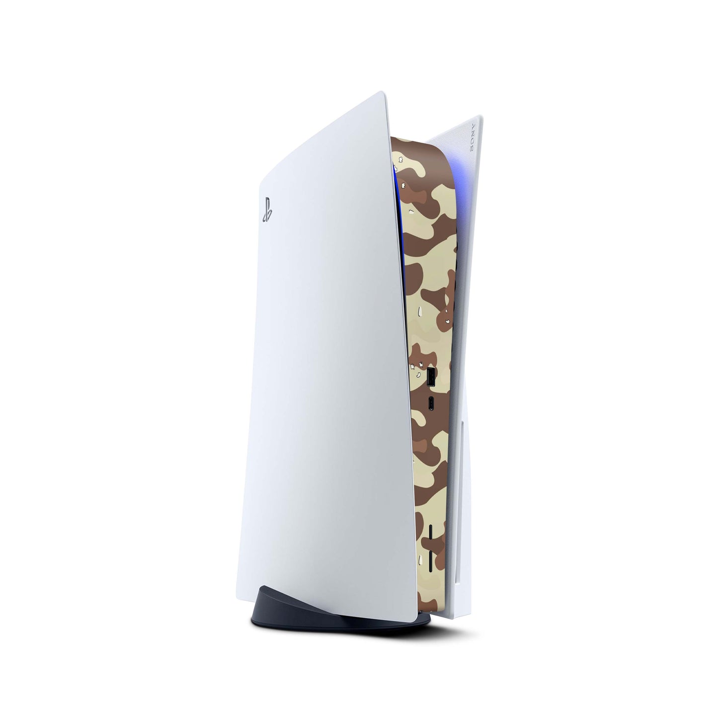 PS5 Center Mittelteil Skins | Hochwertige Skin Aufkleber für deine PS5 Konsole Design desert camo Aufkleber skins4u