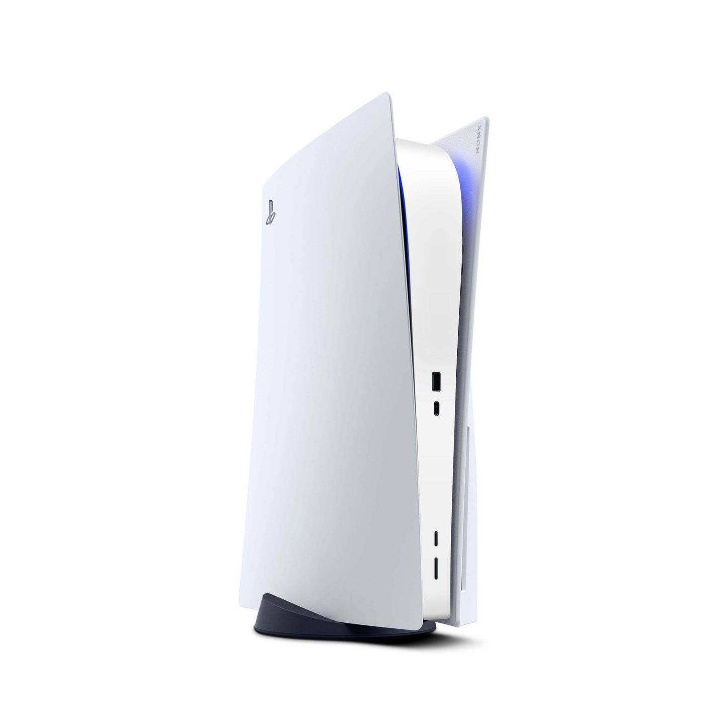 PS5 Center Mittelteil Skins | Hochwertige Skin Aufkleber für deine PS5 Konsole Design solid state white Aufkleber skins4u