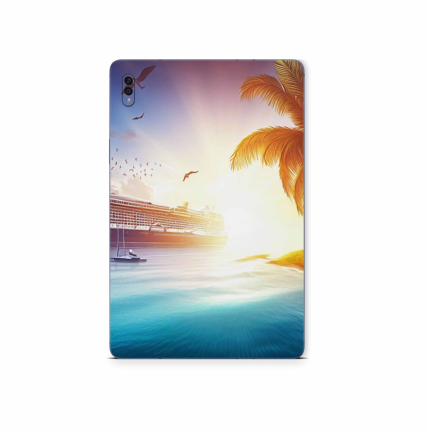 Samsung Galaxy Tab S5e Skins S6 & S6 Lite: Design Schutzfolie Premium Vinyl Karibik Aufkleber skins4u