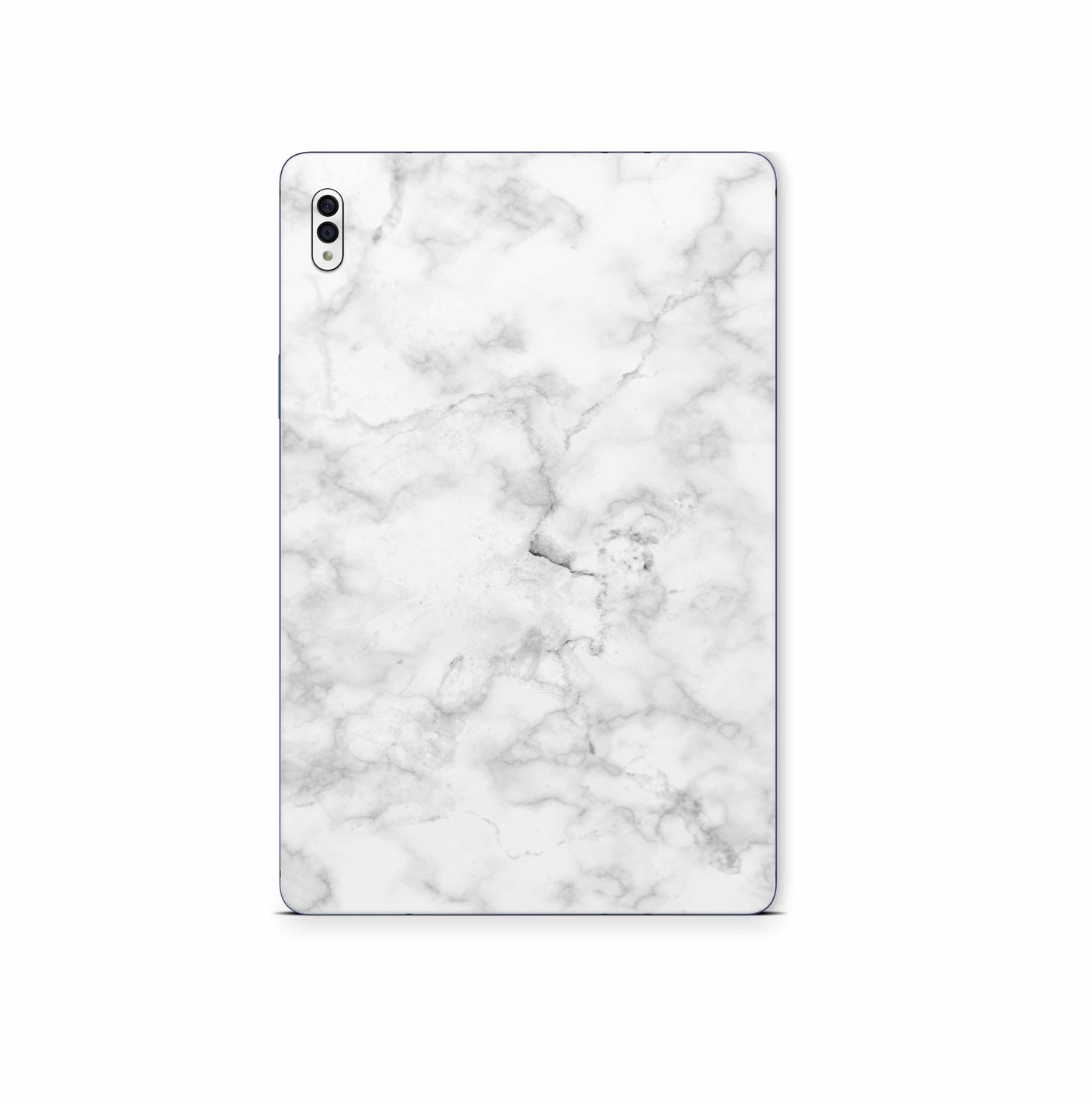 Samsung Galaxy Tab S5e Skins S6 & S6 Lite: Design Schutzfolie Premium Vinyl Marmor Weiss Aufkleber skins4u