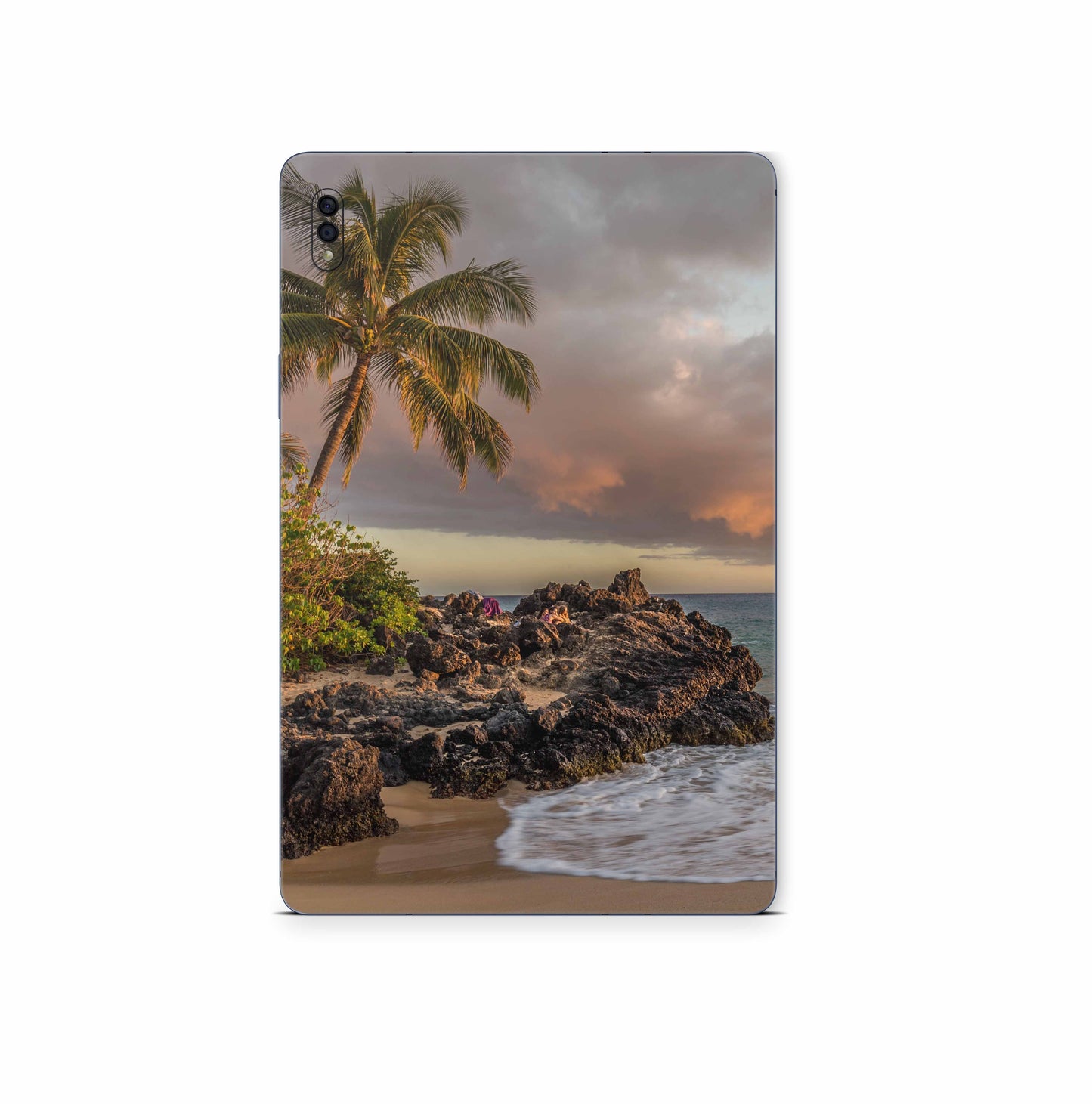 Samsung Galaxy Tab S5e Skins S6 & S6 Lite: Design Schutzfolie Premium Vinyl Palmenbucht Aufkleber skins4u