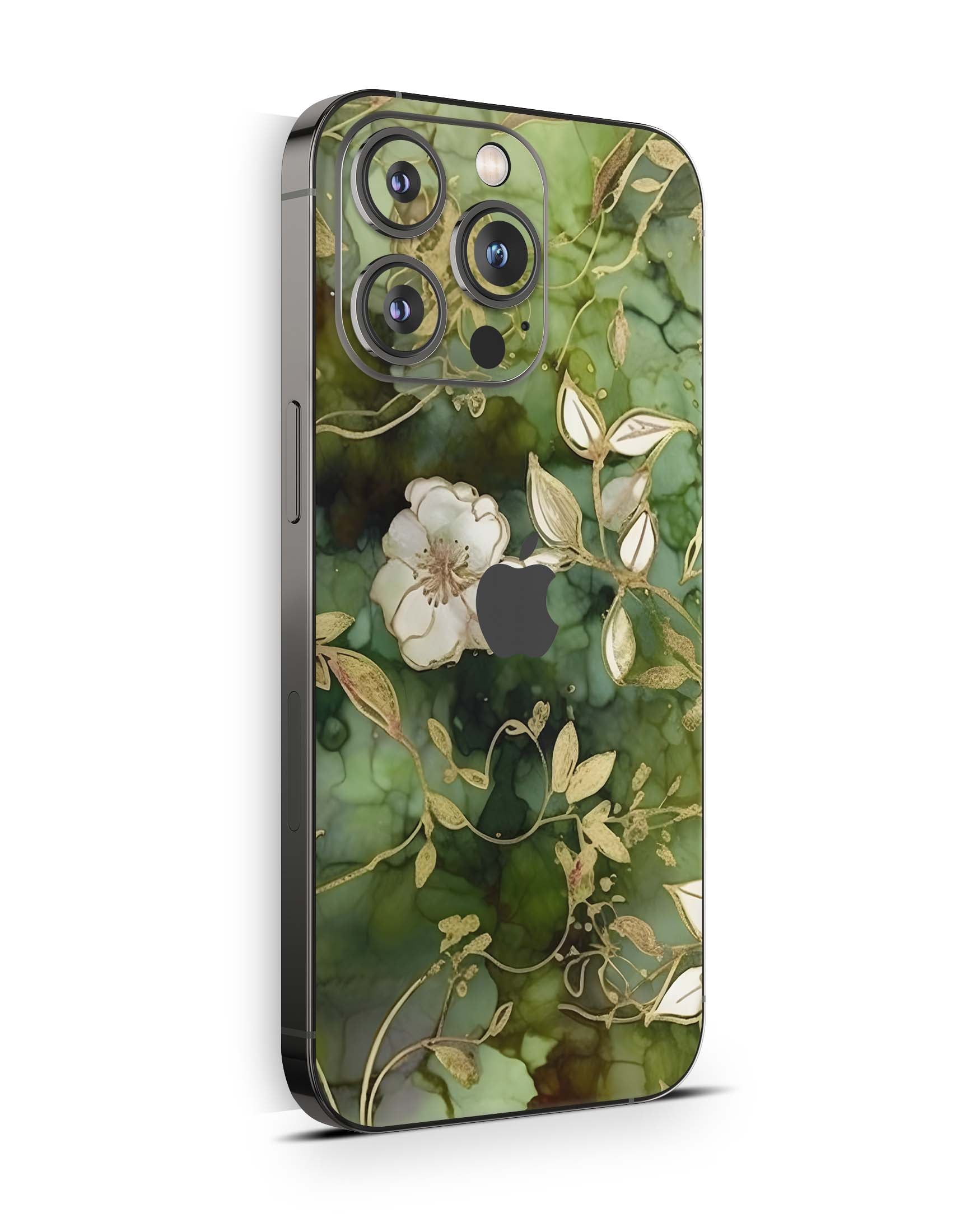 iPhone 15 Skins Design Schutzfolie Premium Vinyl Skin für alle Modelle Motiv Elfenblüte Aufkleber skins4u   