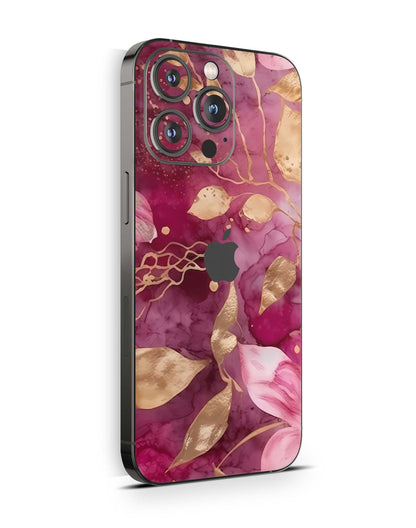 iPhone 15 Skins Design Schutzfolie Premium Vinyl Skin für alle Modelle Motiv Flower Power Aufkleber skins4u   