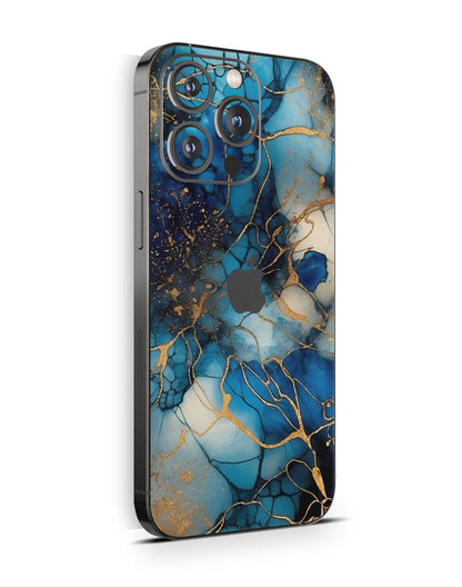 iPhone 15 Skins Design Schutzfolie Premium Vinyl Skin für alle Modelle Motiv Golden Dark Fantasy Aufkleber skins4u   