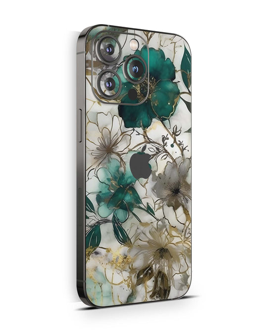 iPhone 15 Skins Design Schutzfolie Premium Vinyl Skin für alle Modelle Motiv Green Heaven Aufkleber skins4u   