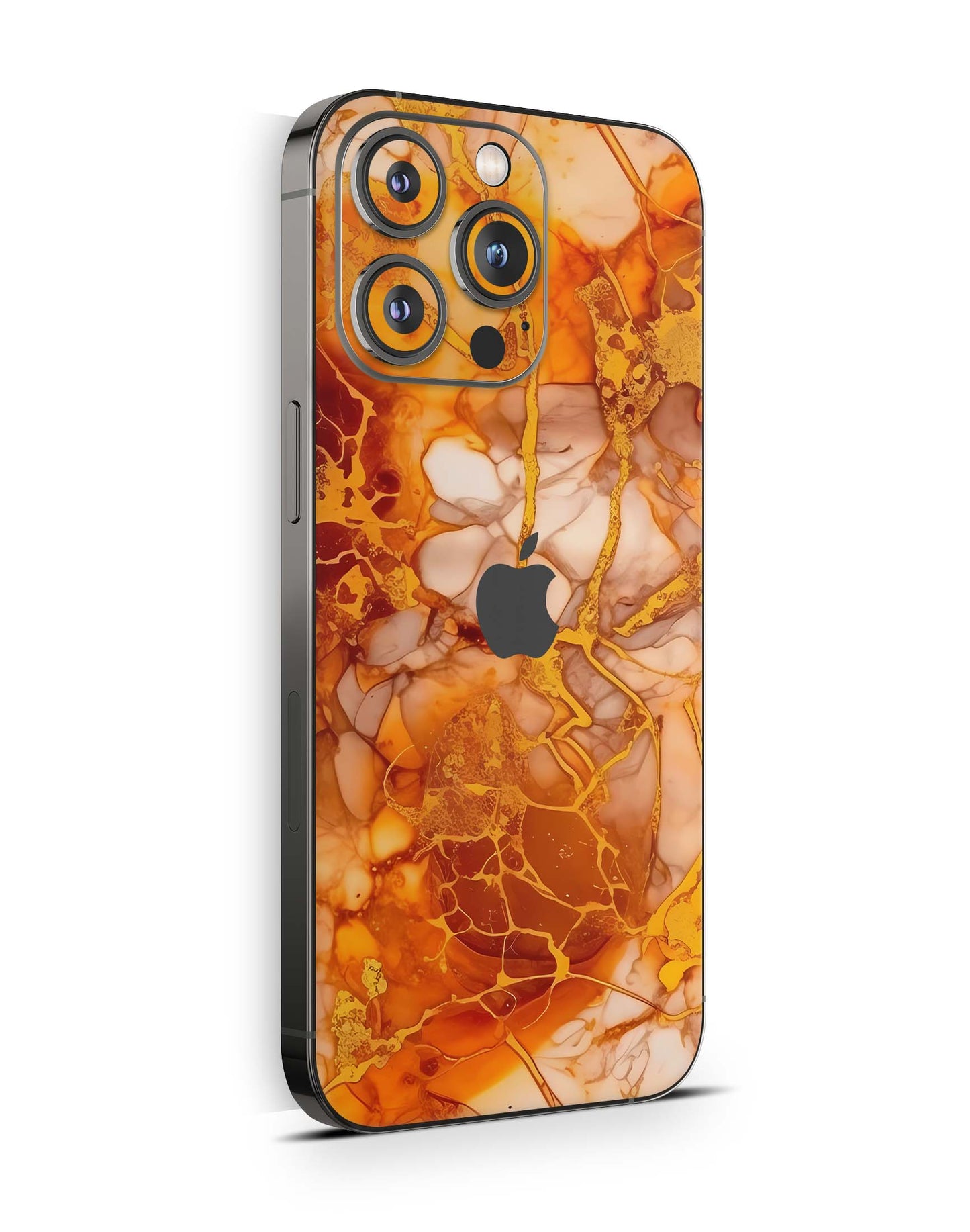 iPhone 15 Skins Design Schutzfolie Premium Vinyl Skin für alle Modelle Motiv Herbstgold Aufkleber skins4u   