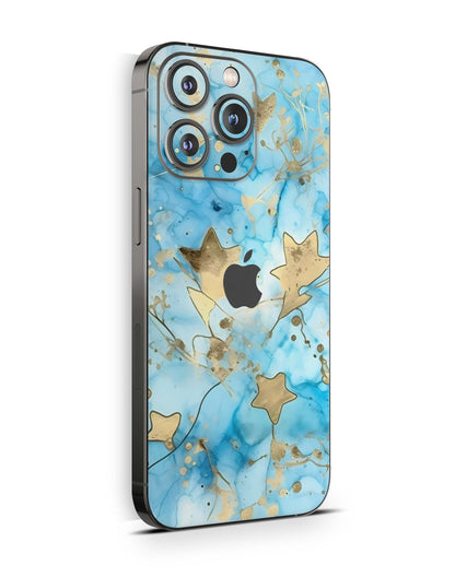 iPhone 15 Skins Design Schutzfolie Premium Vinyl Skin für alle Modelle Motiv Light Stars Aufkleber skins4u   