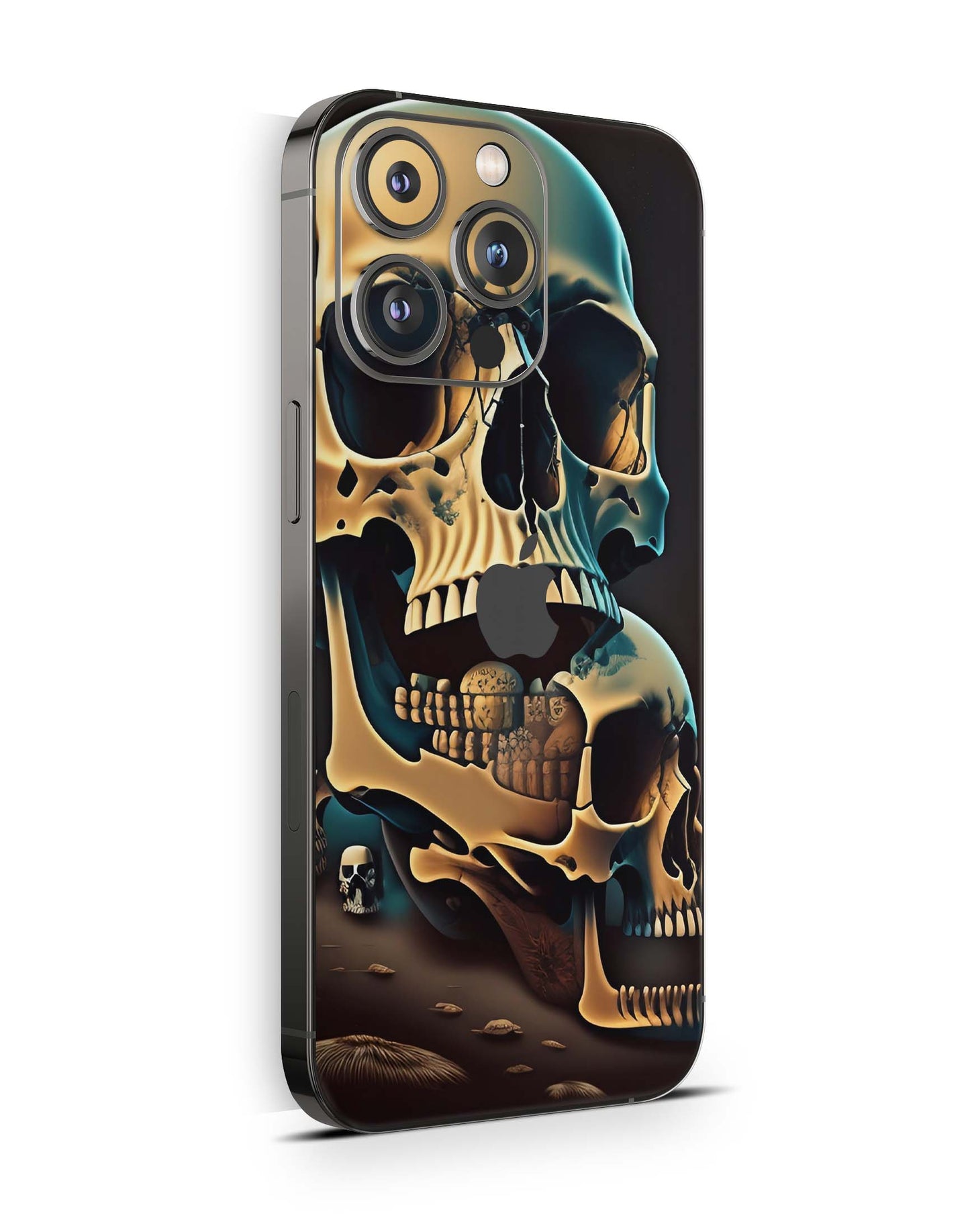 iPhone 15 Skins Design Schutzfolie Premium Vinyl Skin für alle Modelle Motiv Skullcrusher Aufkleber skins4u   