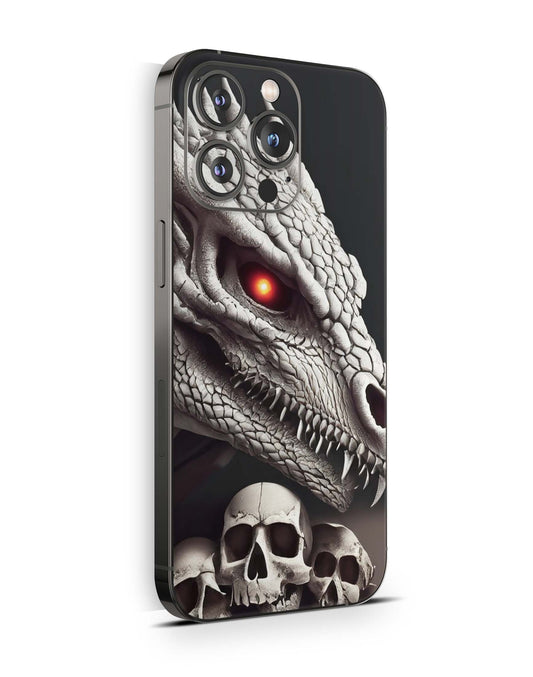 iPhone 16 Pro MAX Skin Aufkleber Design Schutzfolie Vinyl Folie Dragon Skull Aufkleber Skins4u   