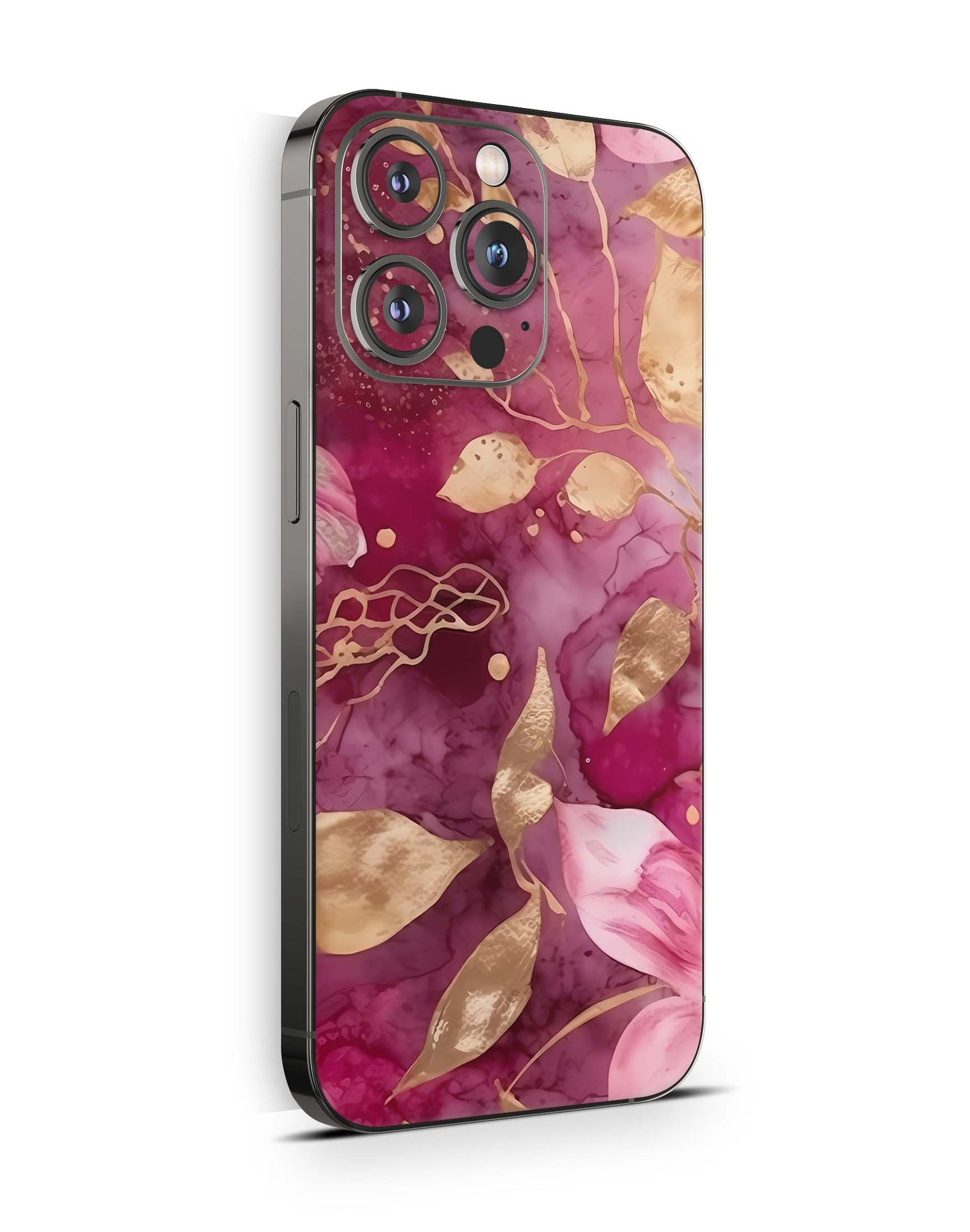 iPhone 15 Skins Design Schutzfolie Premium Vinyl Skin für alle Modelle Motiv Flower Power Aufkleber skins4u   