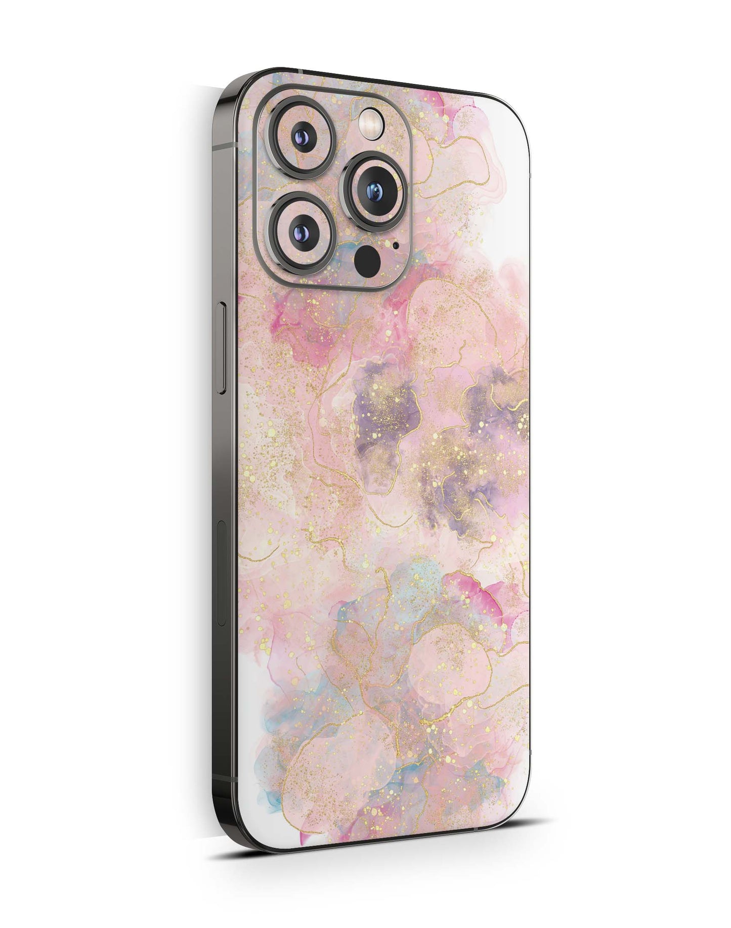 iPhone 15 Skins Design Schutzfolie Premium Vinyl Skin für alle Modelle Motiv Glitter Rose Aufkleber skins4u   