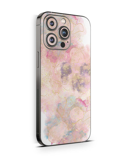 iPhone 16 Pro MAX Skin Aufkleber Design Schutzfolie Vinyl Folie Glitter Rose Aufkleber Skins4u   