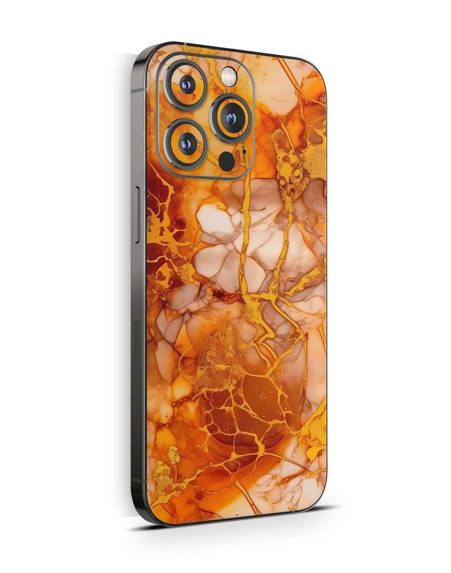 iPhone 15 Skins Design Schutzfolie Premium Vinyl Skin für alle Modelle Motiv Herbstgold Aufkleber skins4u   