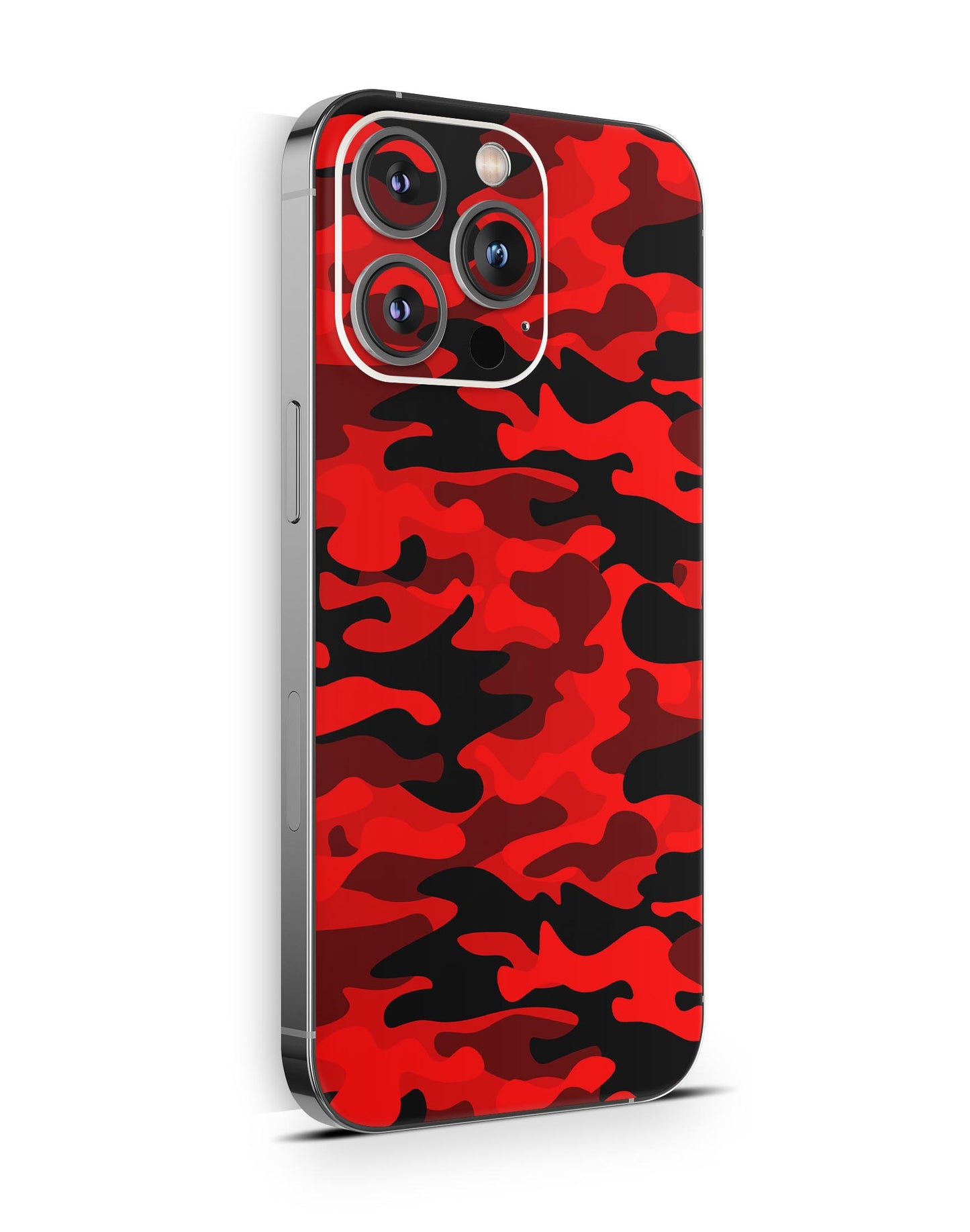 iPhone 16 Pro Skin Aufkleber Design Schutzfolie Vinyl Folie Red Camo Aufkleber Skins4u   