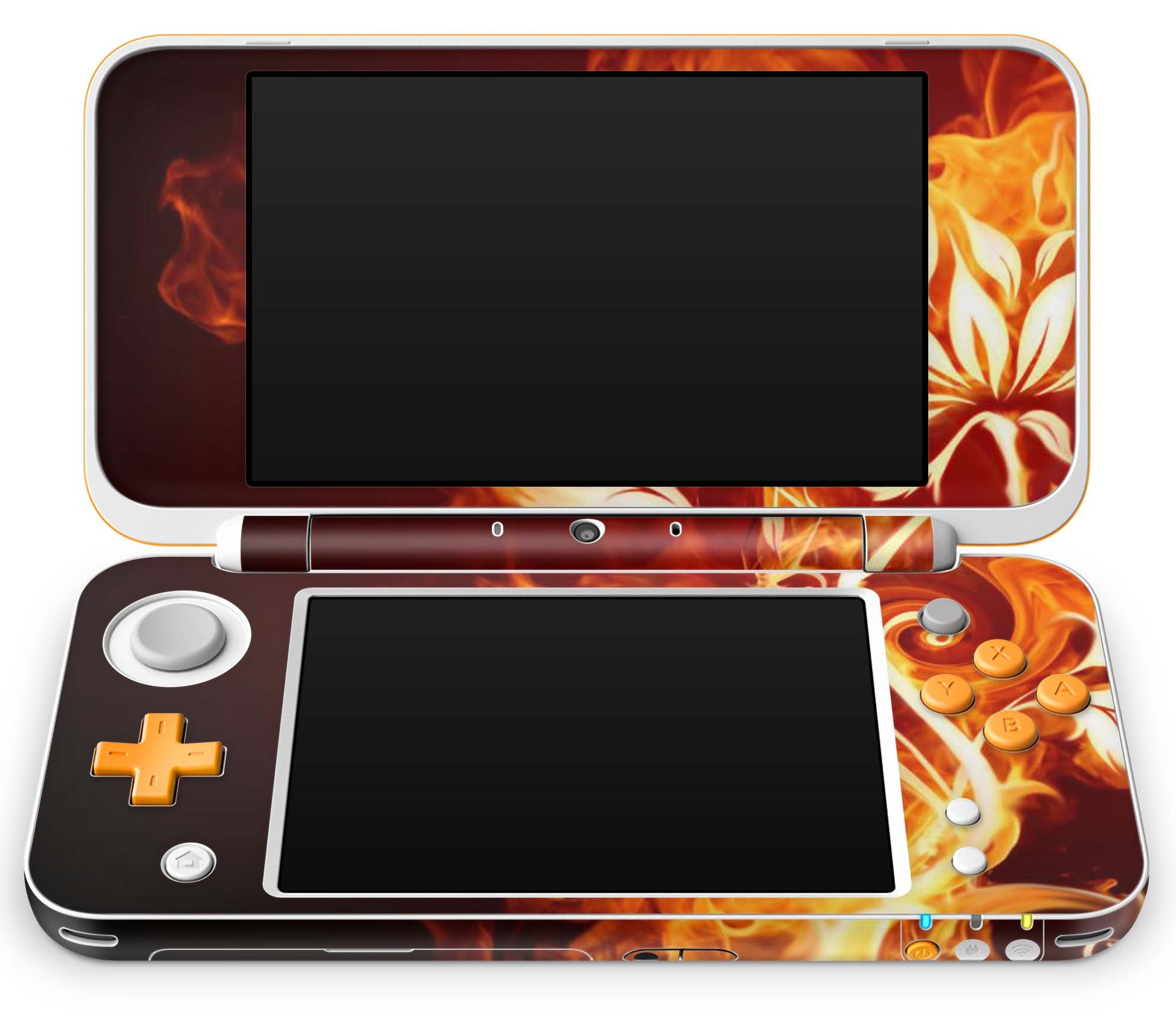New Nintendo 2DS XL Skin Design Schutzfolie Aufkleber Folie Flower of Fire Aufkleber Skins4u   