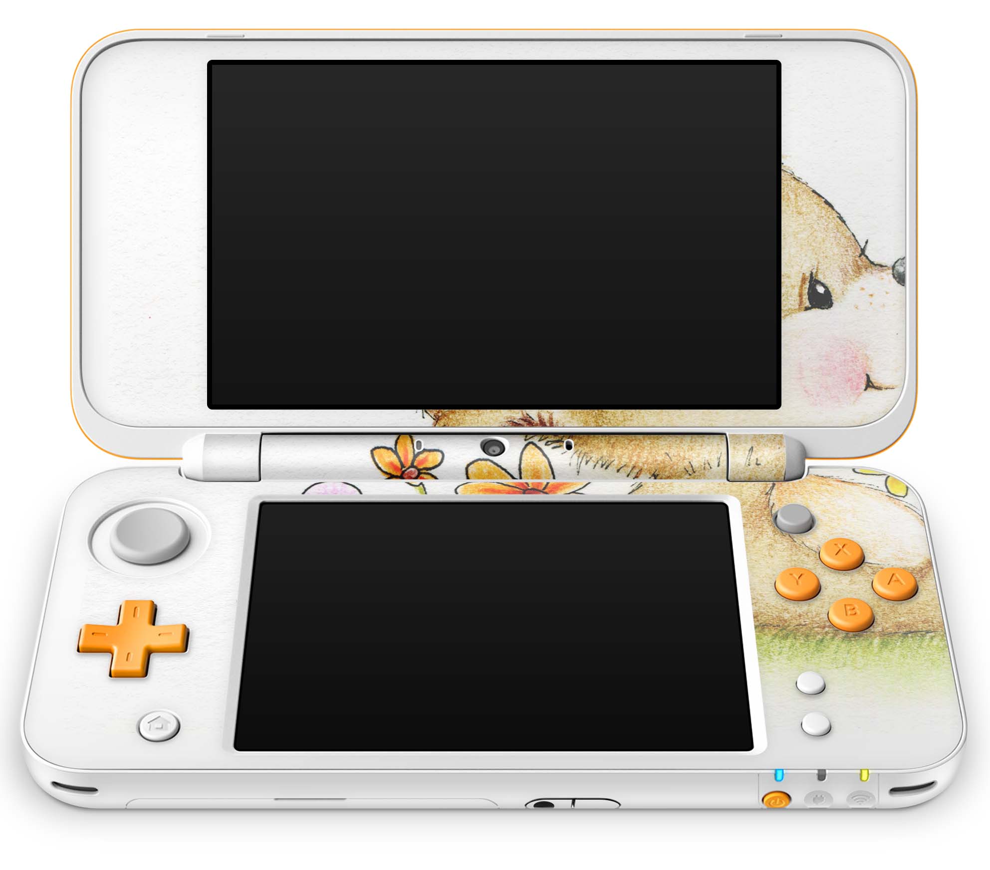 New Nintendo 2DS outlet XL in White/Orange