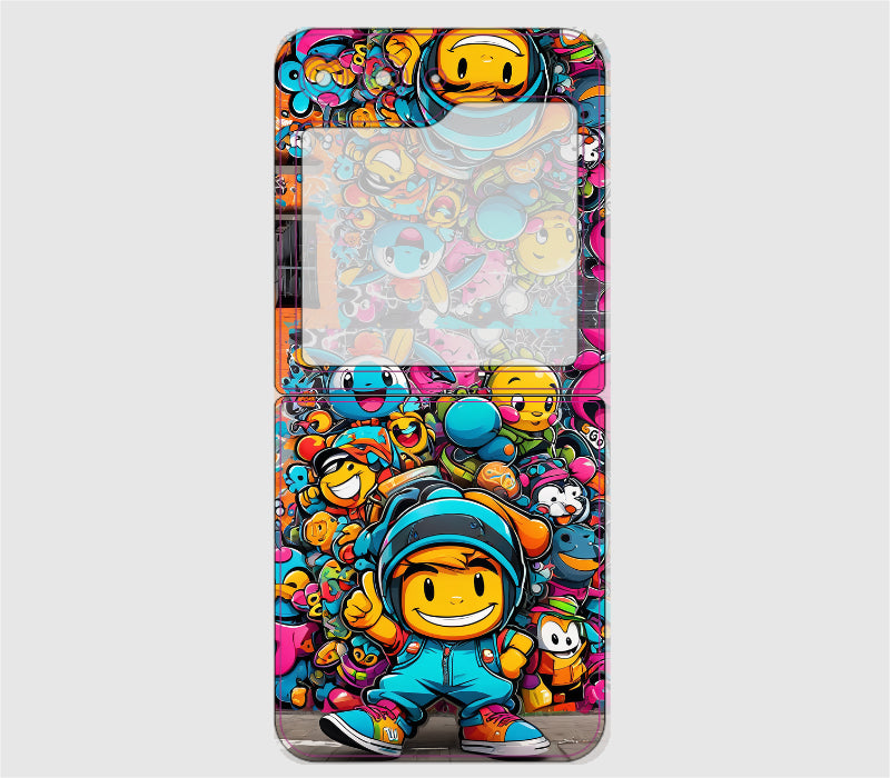 Samsung Galaxy Z Flip5 Skin Aufkleber selbst gestalten individuell personalisieren cpb_product Skins4u