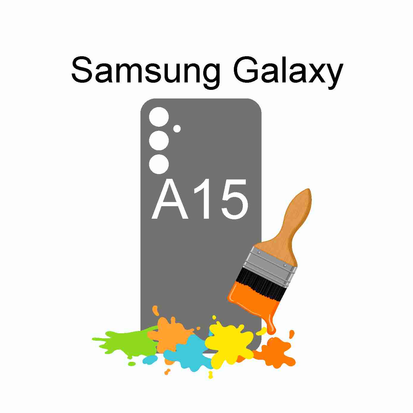 Samsung Galaxy A15 Skin selbst gestalten individuell personalisierter Aufkleber cpb_product Skins4u
