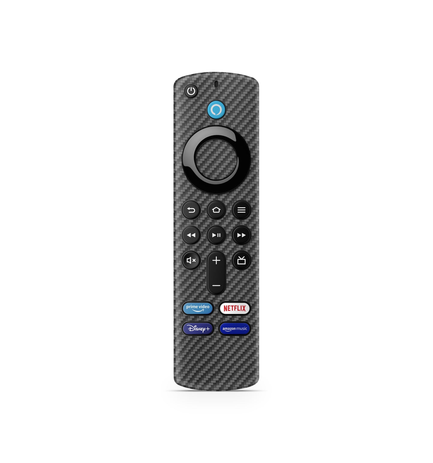 Amazon Fire TV Stick Fernbedienung Remote Skin Carbon Aufkleber Skins4u