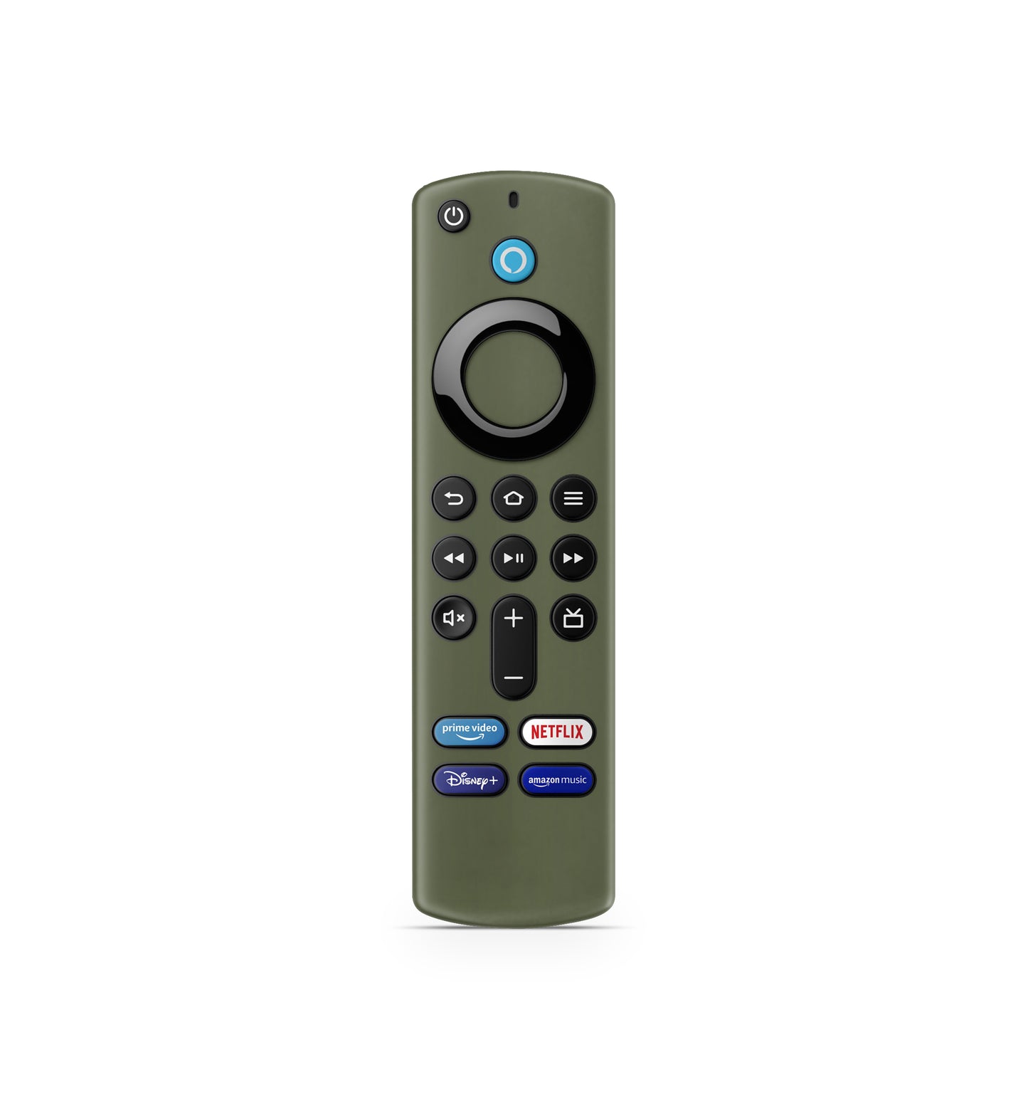 Amazon Fire TV Stick Fernbedienung Remote Skin Solid olive Aufkleber Skins4u