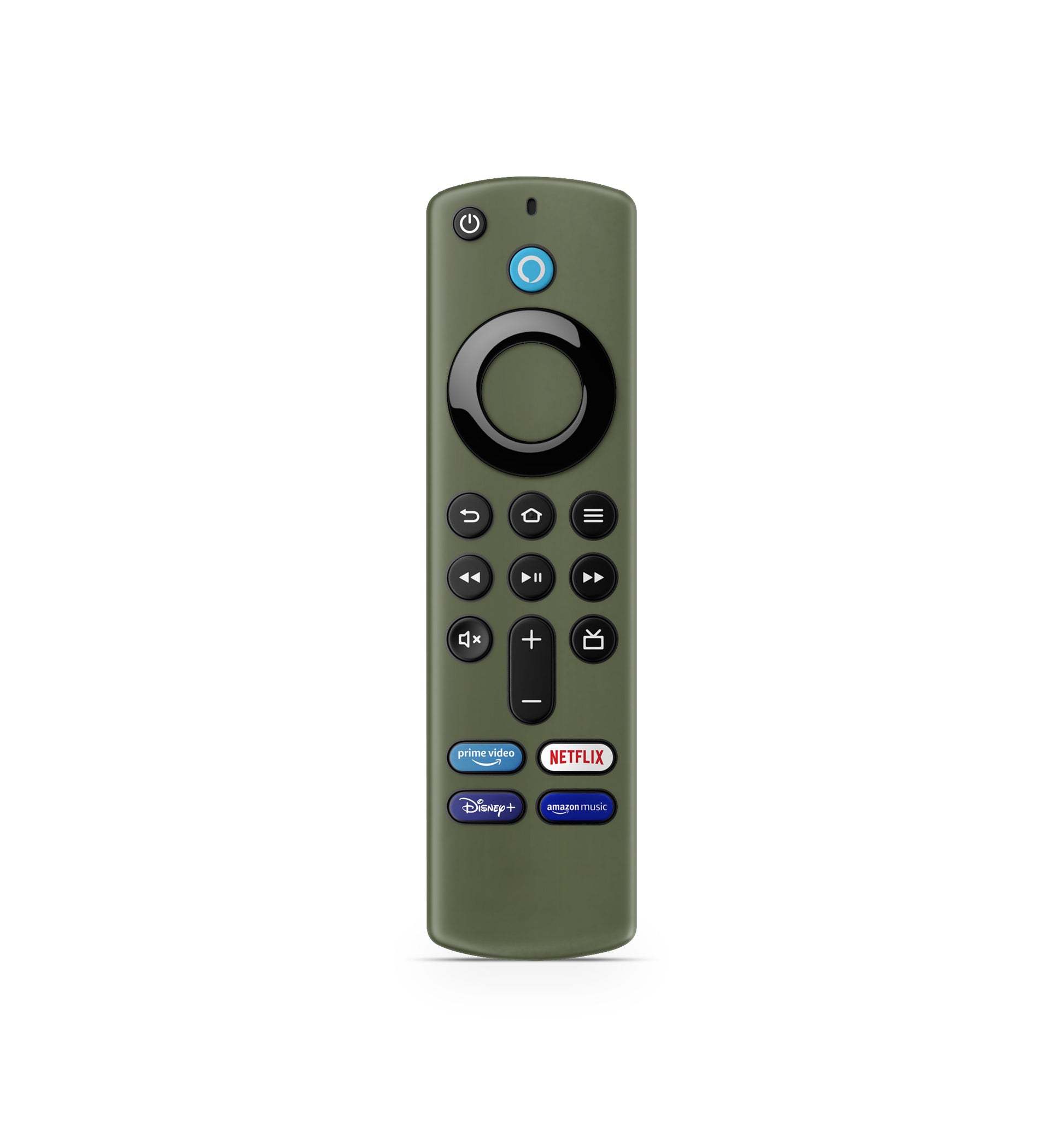 Amazon Fire TV Stick Fernbedienung Remote Skin Solid olive Aufkleber Skins4u