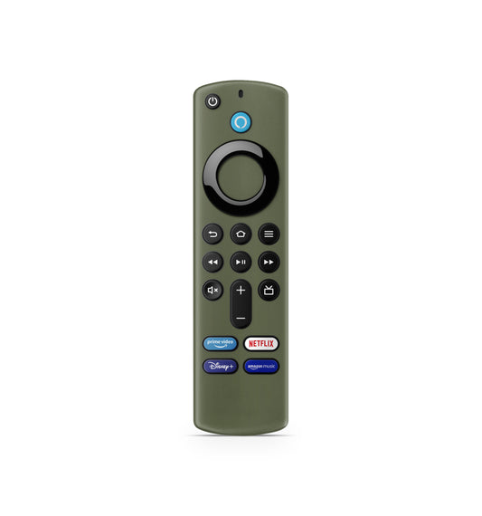Amazon Fire TV Stick Fernbedienung Remote Skin Solid olive Aufkleber Skins4u