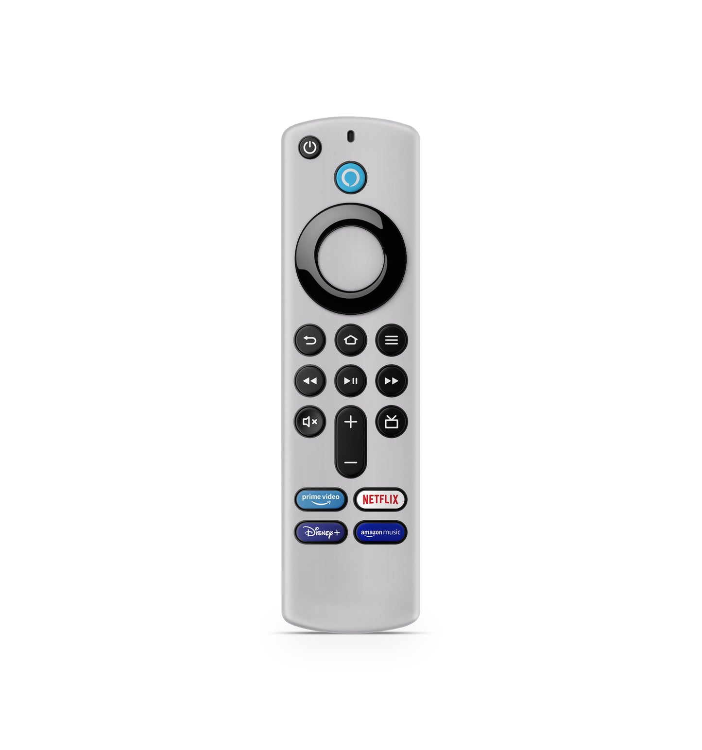 Amazon Fire TV Stick Fernbedienung Remote Skin Solid state Retro Grau Aufkleber Skins4u