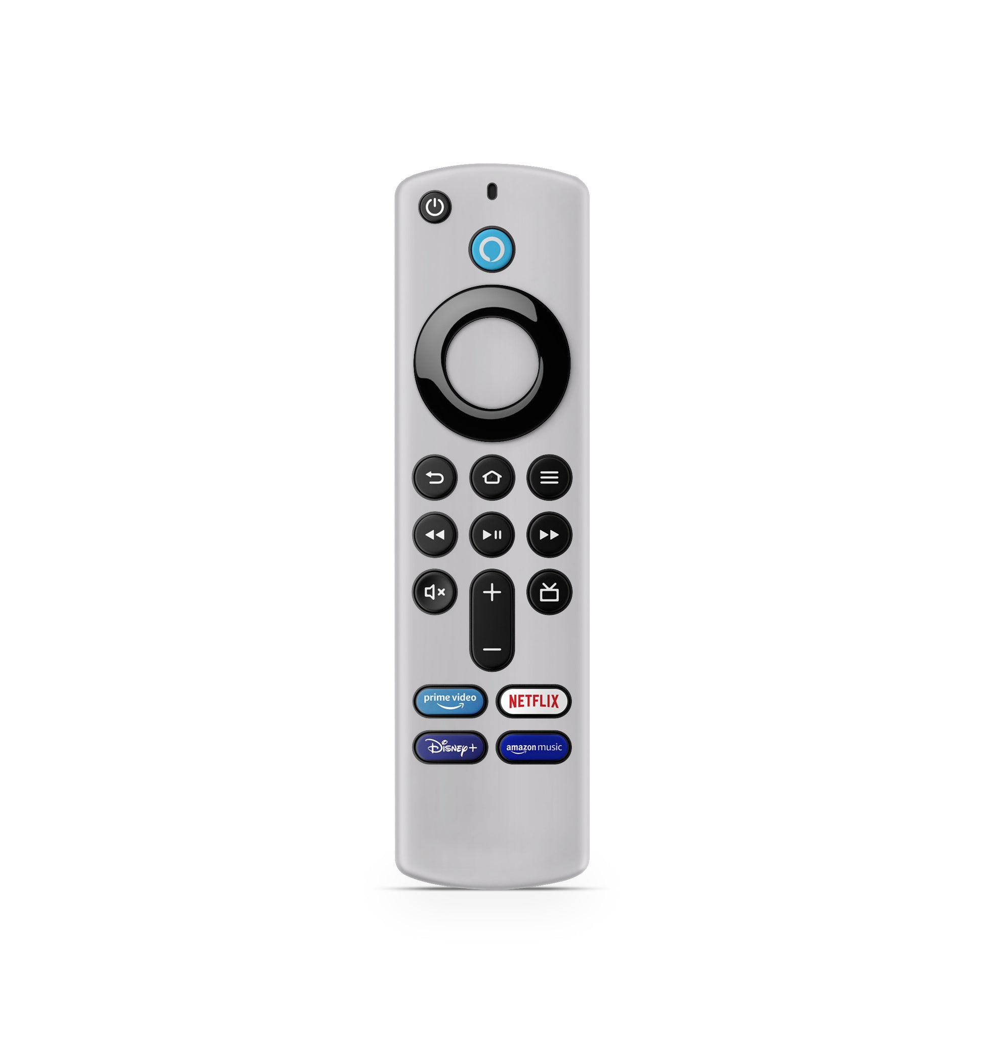 Amazon Fire TV Stick Fernbedienung Remote Skin Solid state Retro Grau Aufkleber Skins4u