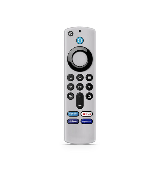 Amazon Fire TV Stick Fernbedienung Remote Skin Solid state Retro Grau Aufkleber Skins4u