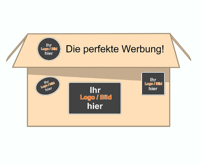 Aufkleber selbst gestalten - Personalisierte Aufkleber Etiketten ideal für Unternehmen Logos, Bilder, Foto Wunschtext - wasserfest, wetterfest rund - Werbung Firma Aufkleber Skins4u