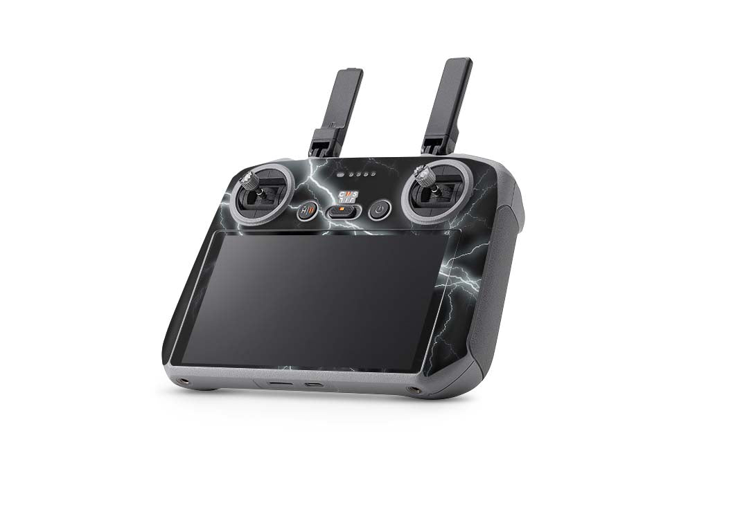 DJI Air 3S Skins - Drohnen Aufkleber Schutz Folie + RC2 Controller Skin + Akku Skins Apocalypse black Aufkleber skins4u