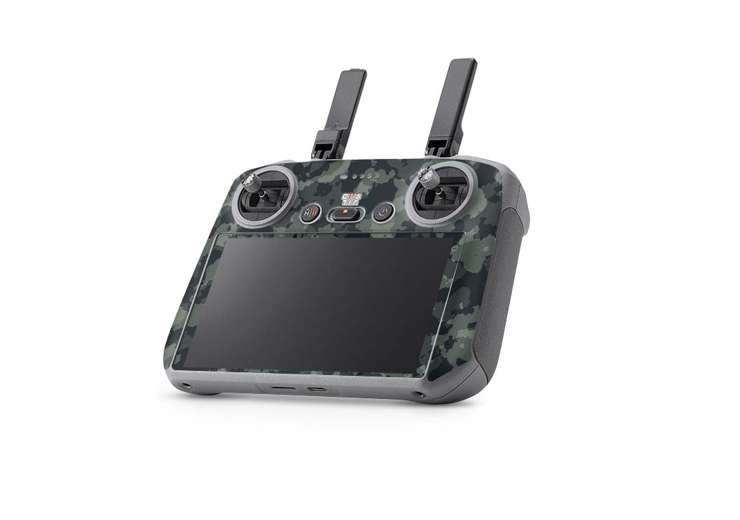 DJI Air 3S Skins - Drohnen Aufkleber Schutz Folie + RC2 Controller Skin + Akku Skins Dark green Camo Aufkleber skins4u
