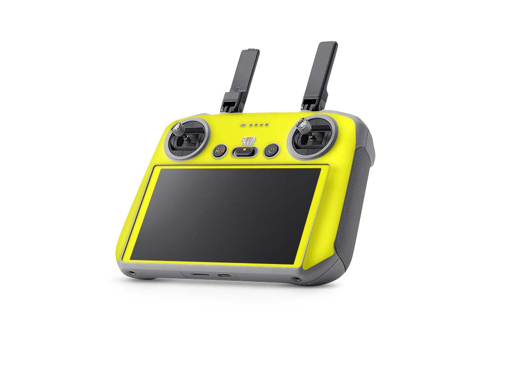 DJI Controller Skins Smart, RC, RC2, RC Pro Design Schutzfolie Aufkleber Neon gelb hochglanz Aufkleber skins4u   