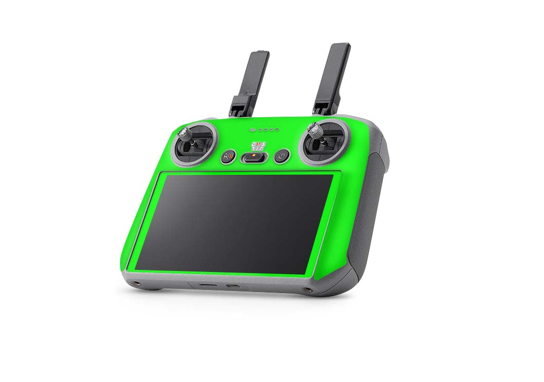 DJI Air 3 Skins - Drohnen Aufkleber Schutz Folie + RC2 Controller Skin + Akku Skins Neon glanz grün Aufkleber skins4u   