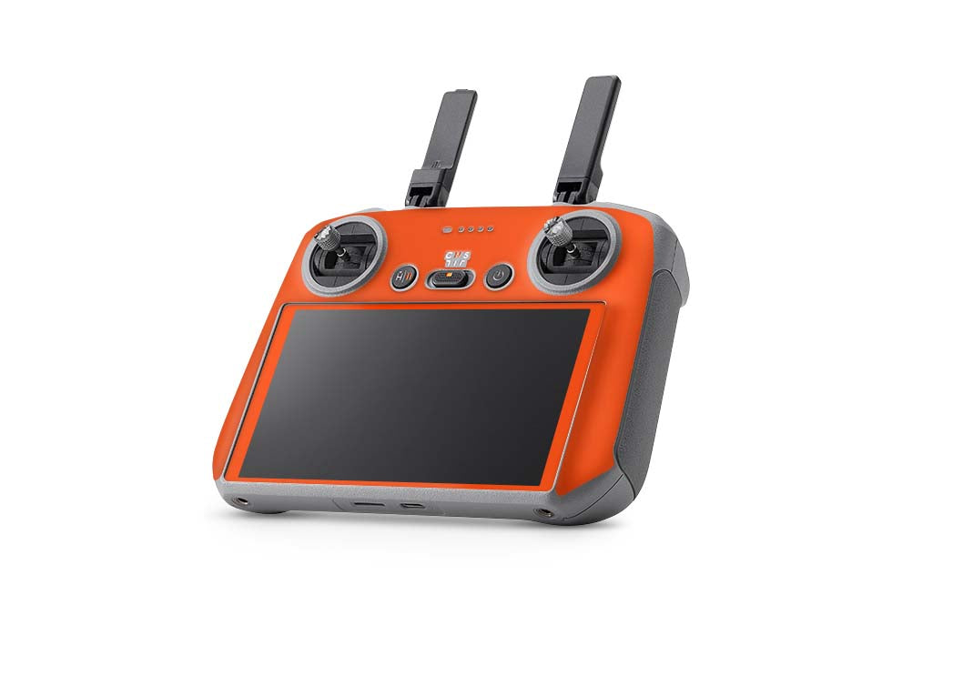 DJI Air 3 Skins - Drohnen Aufkleber Schutz Folie + RC2 Controller Skin + Akku Skins Neon glanz orange Aufkleber skins4u   