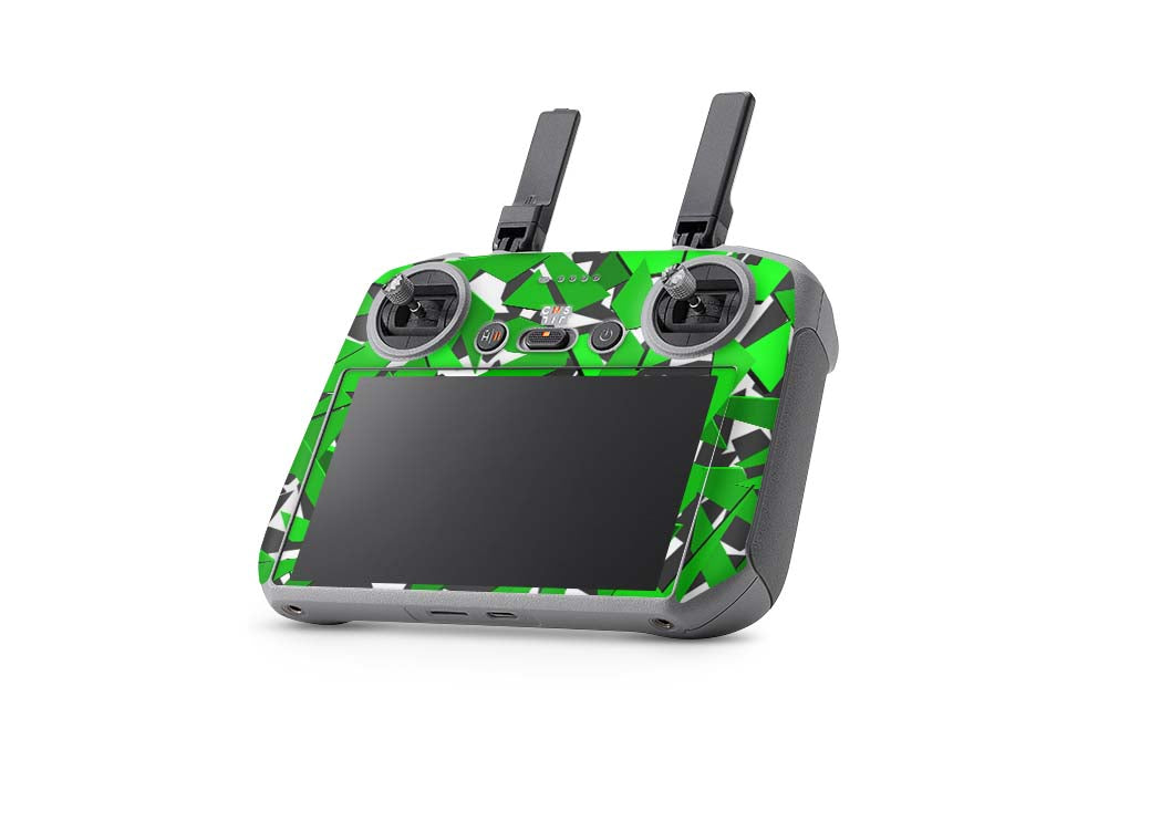 DJI Air 3 Skins - Drohnen Aufkleber Schutz Folie + RC2 Controller Skin + Akku Skins Signal grün Aufkleber skins4u   